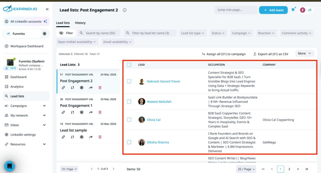 event-based LinkedIn outreach strategy