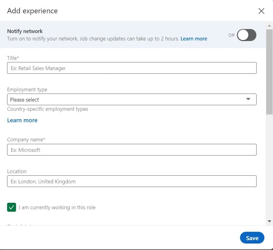linkedin-experience