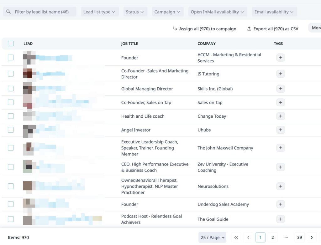 linkedin company profile search