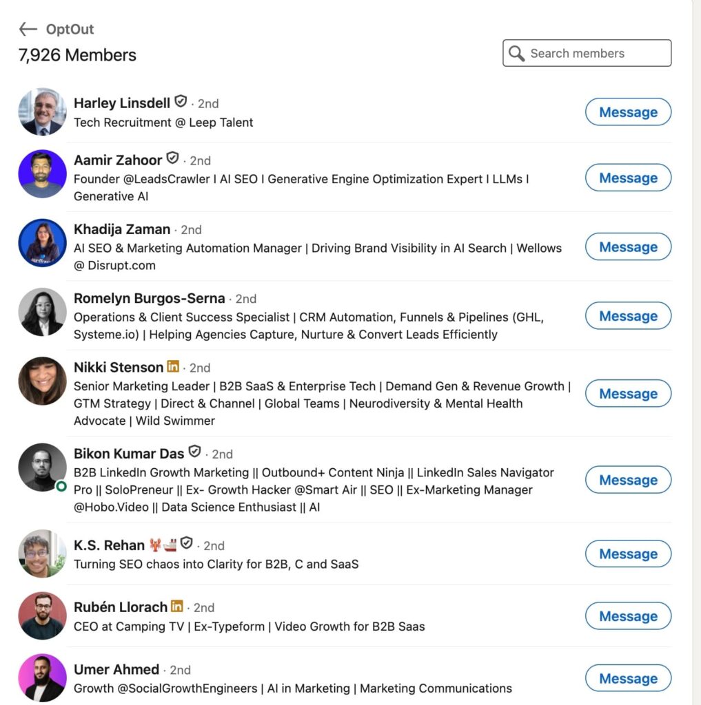 linkedin company search