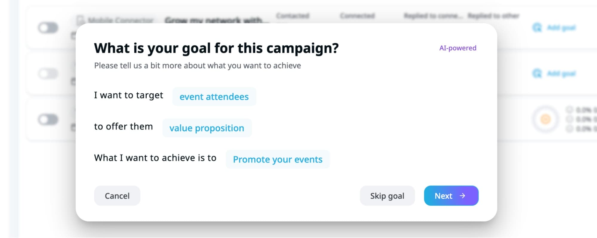 LinkedIn outreach conference events