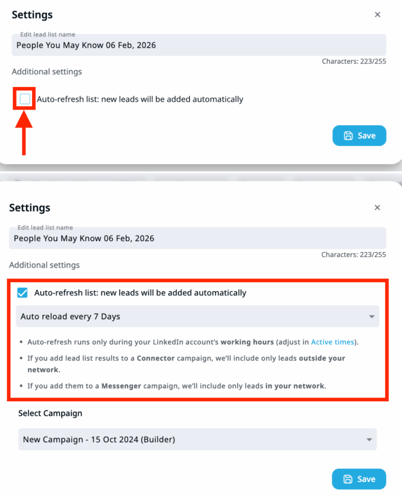 expandi-settings