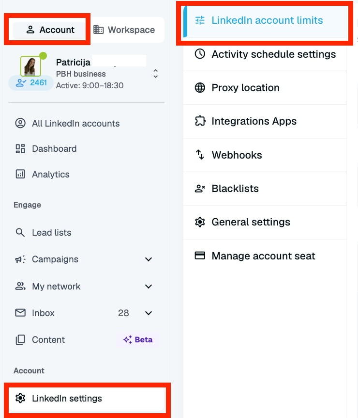 daily Linkedin account limits