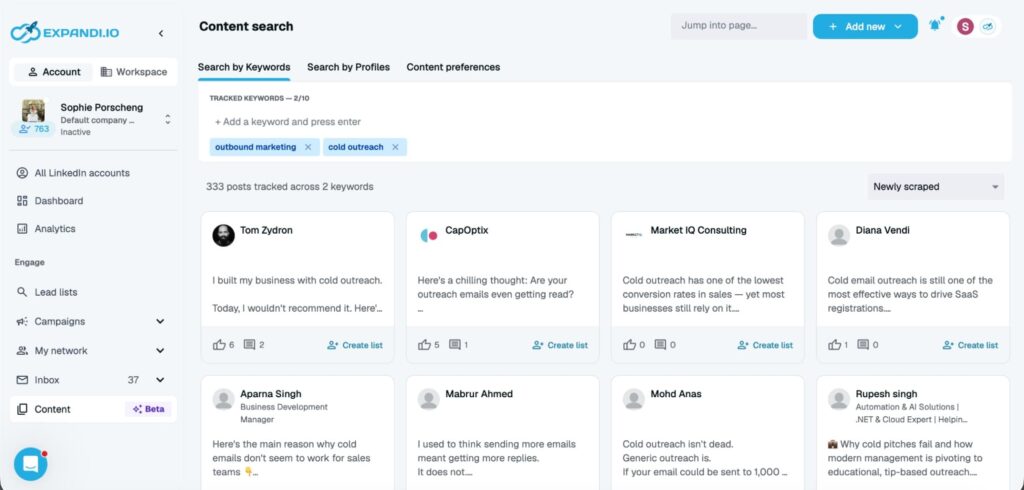 ai linkedin messages