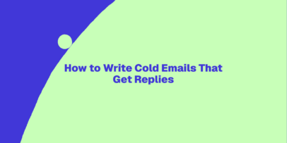 how to write cold emails