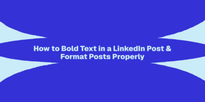 formatting linkedin posts text