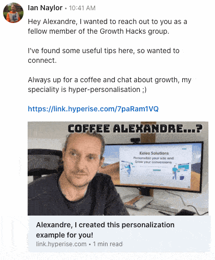 personalized linkedin lead generation