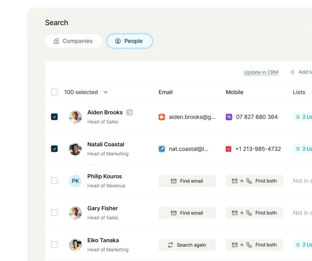 surfe data enrichment