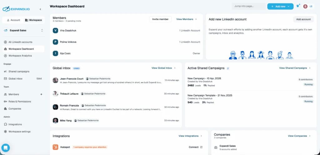 Expandi LinkedIn automation tool