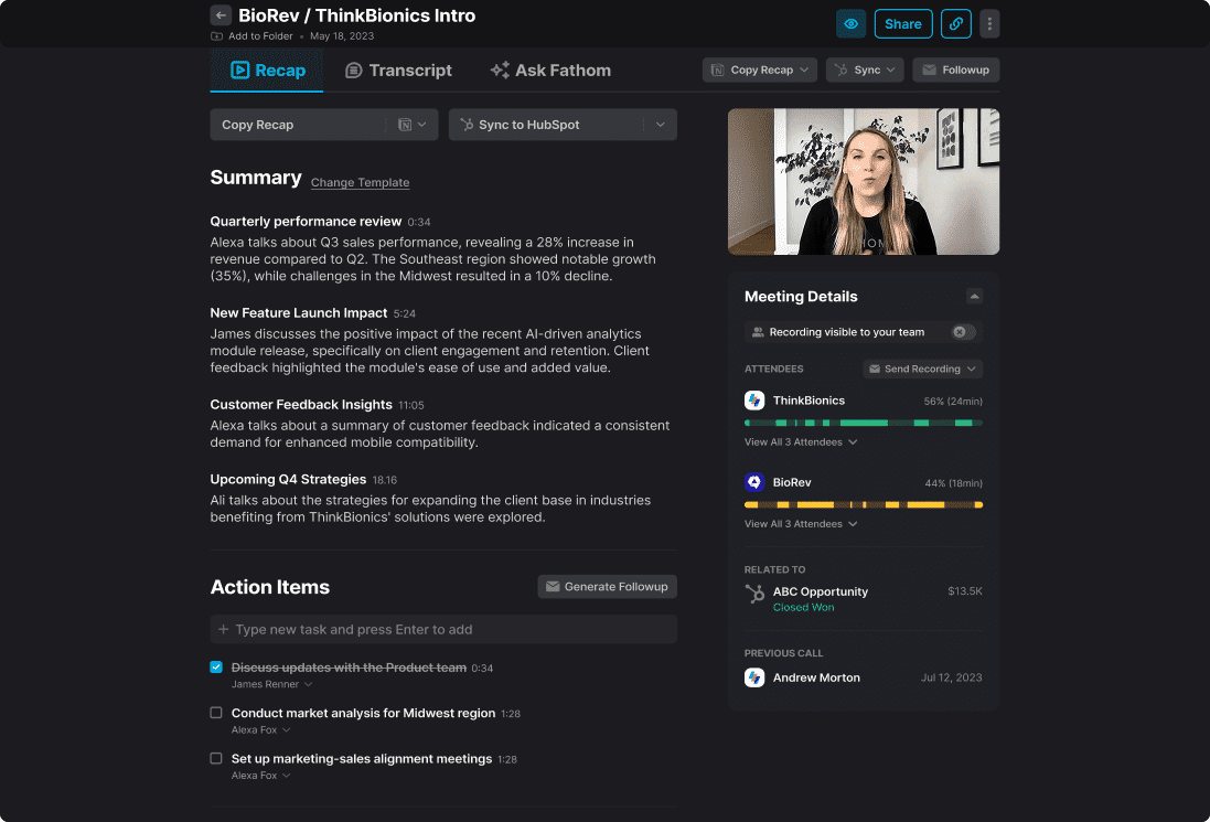 Fathom GTM strategy tool