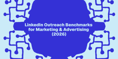 LinkedIn outreach benchmarks for marketing and advertising agencies, as compiled by Expandi's proprietary data