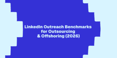 LinkedIn outreach benchmarks for outsourcing and offshoring companies in 2026, compiled by Expandi