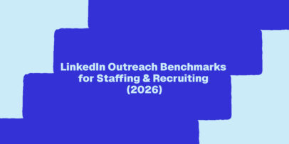 LinkedIn outreach benchmarks for recruiters as per Expandi's first-party data