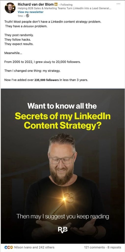 linkedin checklist carousel post example
