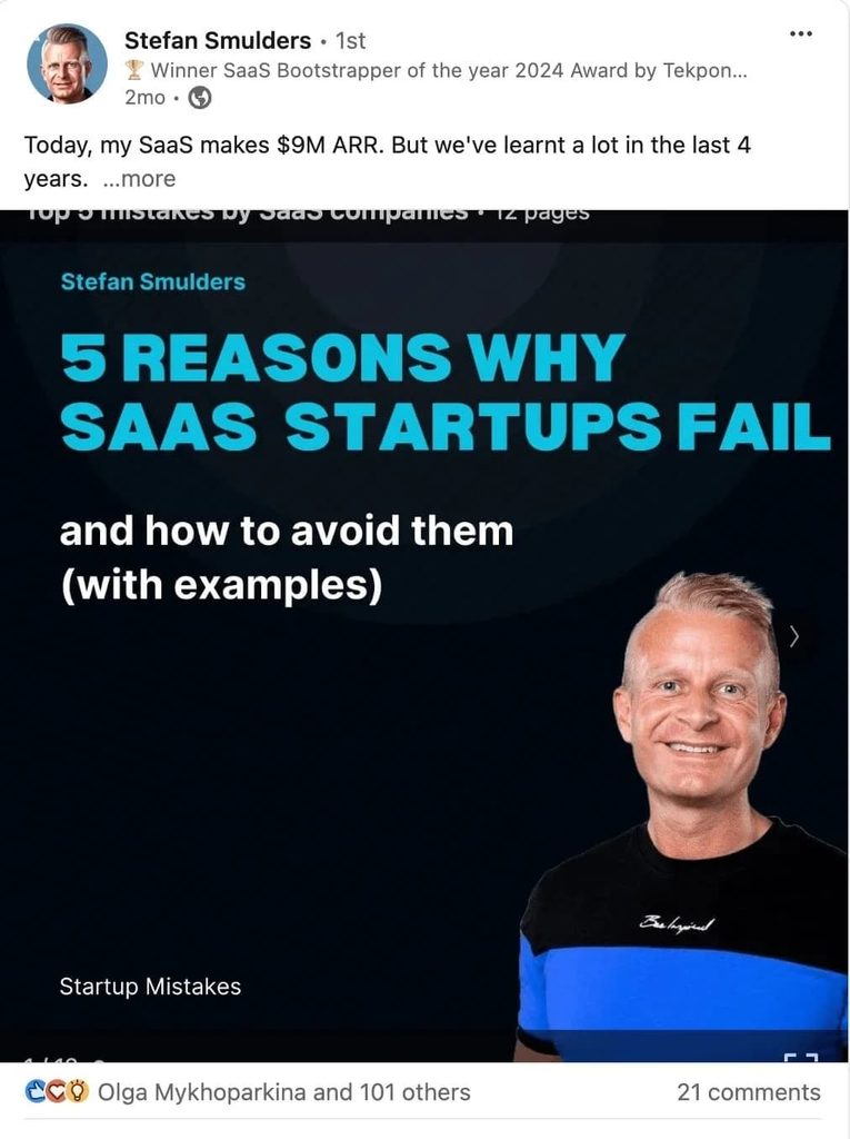 linkedin carousel post