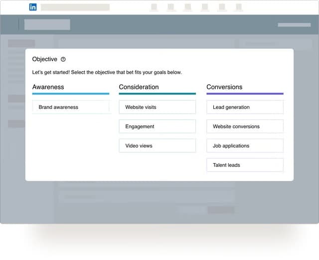 linkedin carousel ad objectives