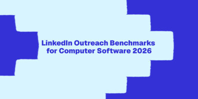 LinkedIn Outreach Benchmarks for Software Industry, as compiled by Expandi's first-party data