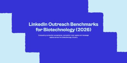 LinkedIn outreach benchmarks for biotechnology in 2026, based on Expandi’s data