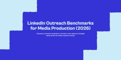 LinkedIn outreach benchmarks for media production in 2026, based on Expandi’s data